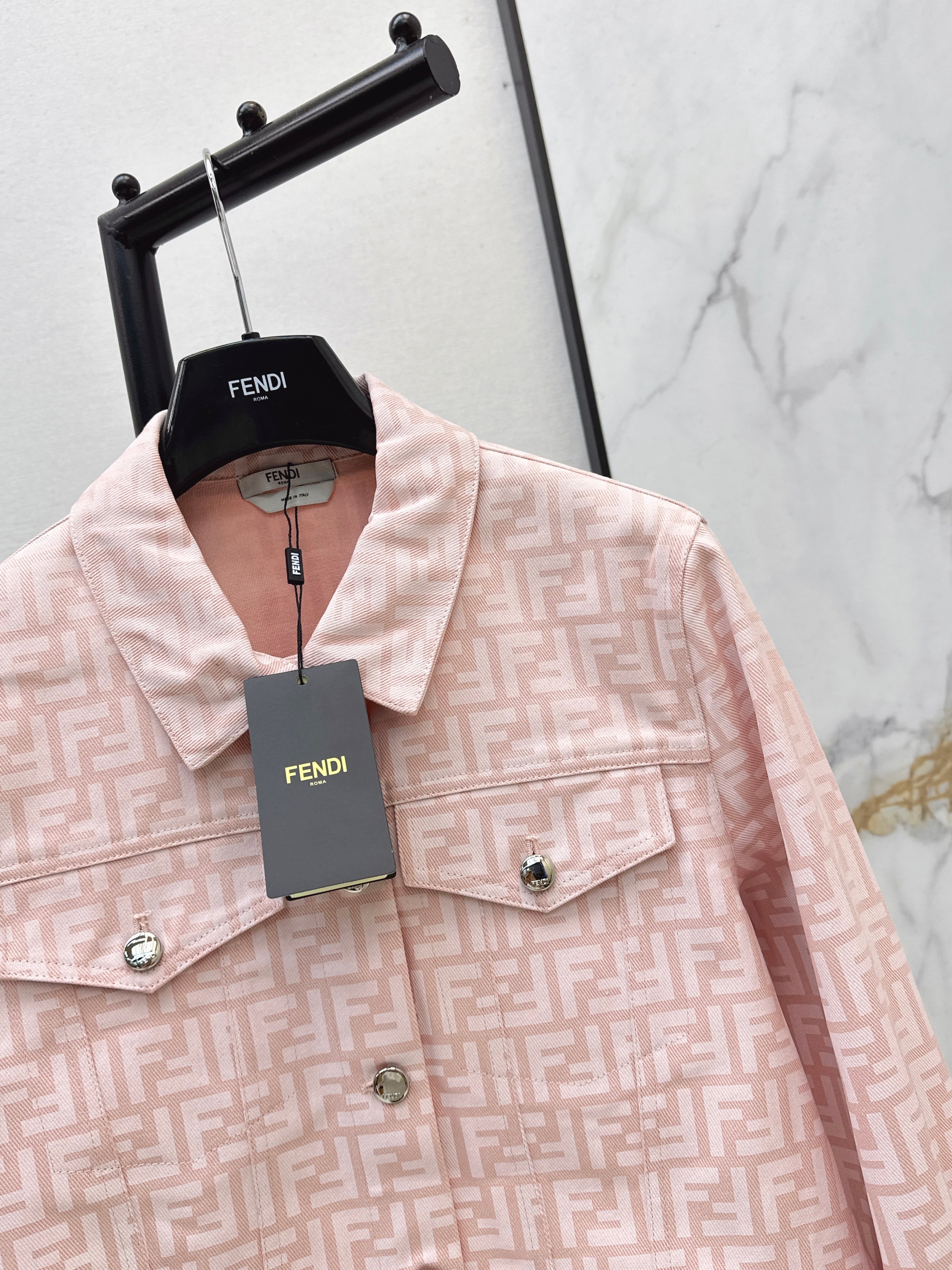 26SS Spring/Summer Newest Jacquard Denim Jacket