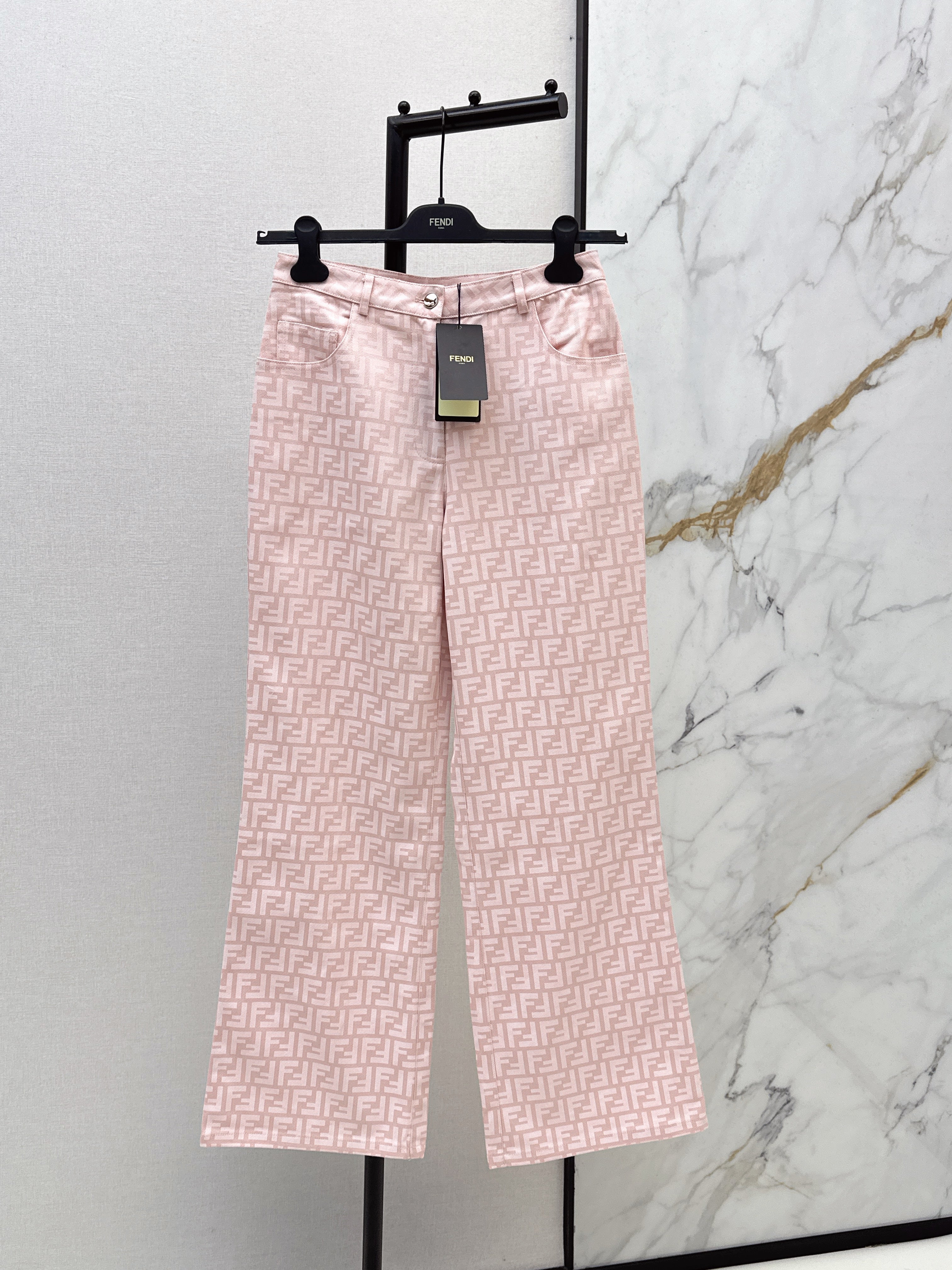 26SS Spring/Summer Newest Jacquard Denim Pants