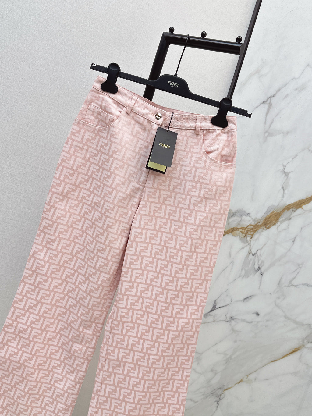 26SS Spring/Summer Newest Jacquard Denim Pants