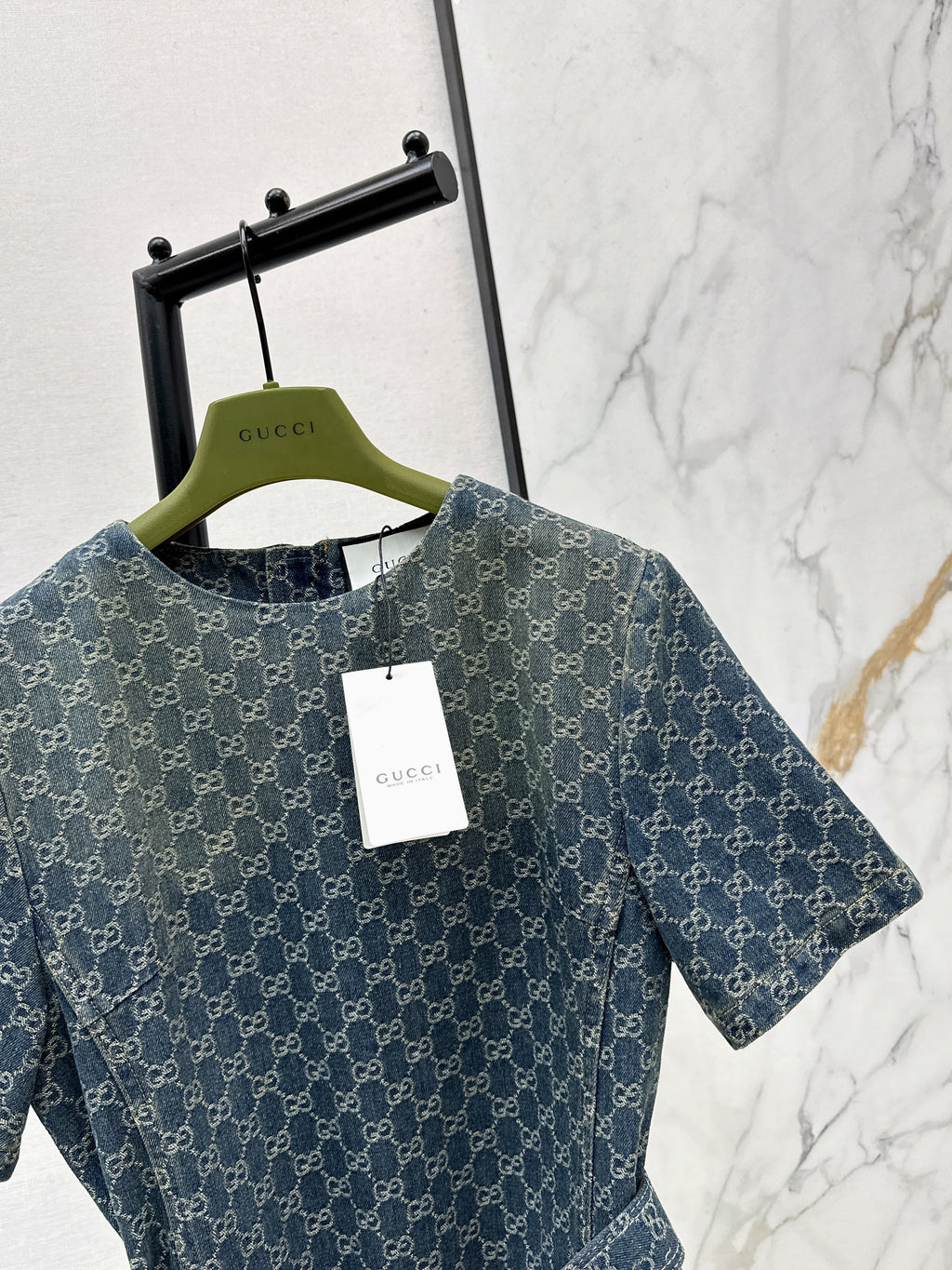 26SS New Spring/Summer Jacquard Short-Sleeve Dress