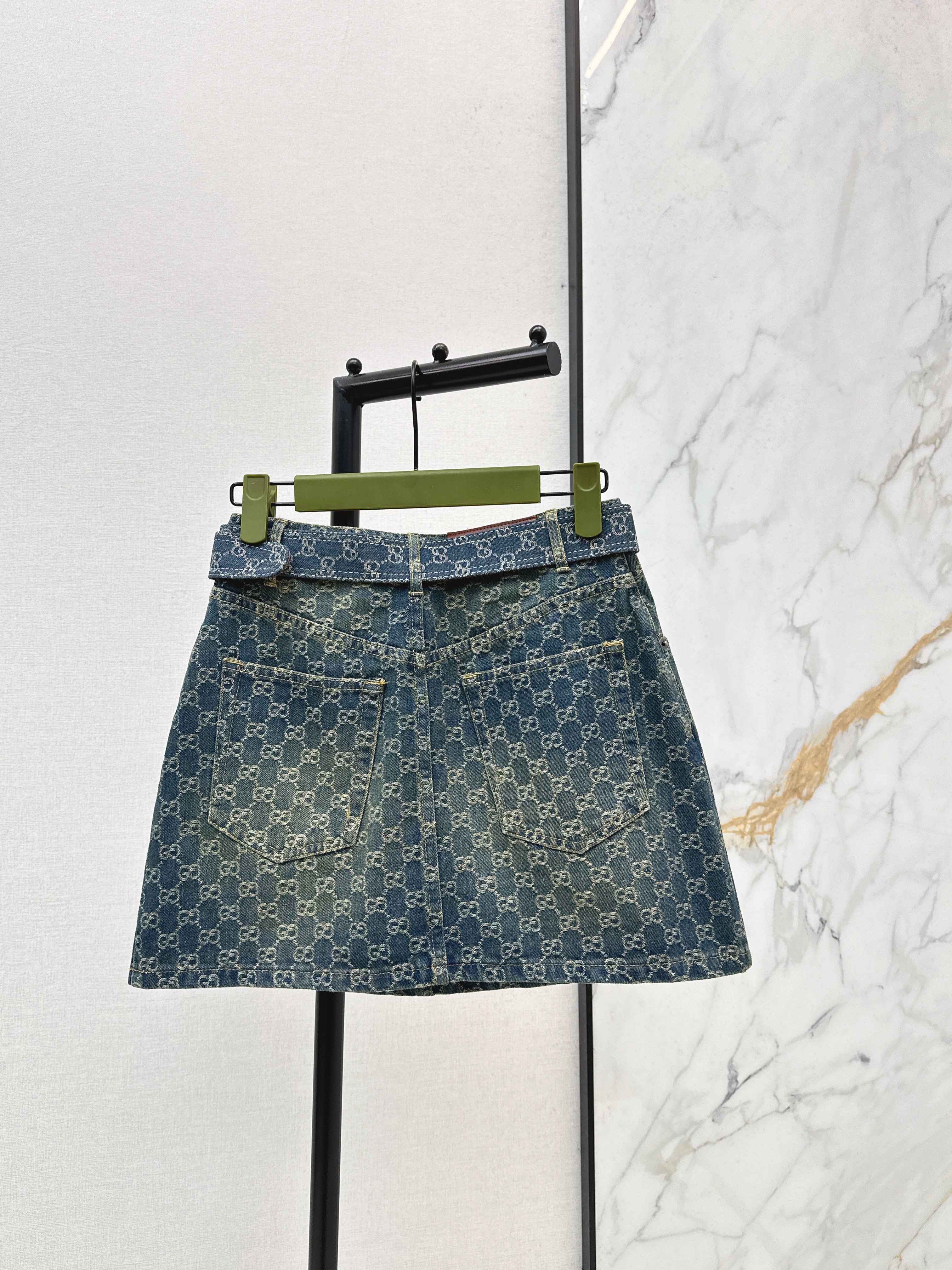 26SS New Spring/Summer Jacquard Mini Skirt