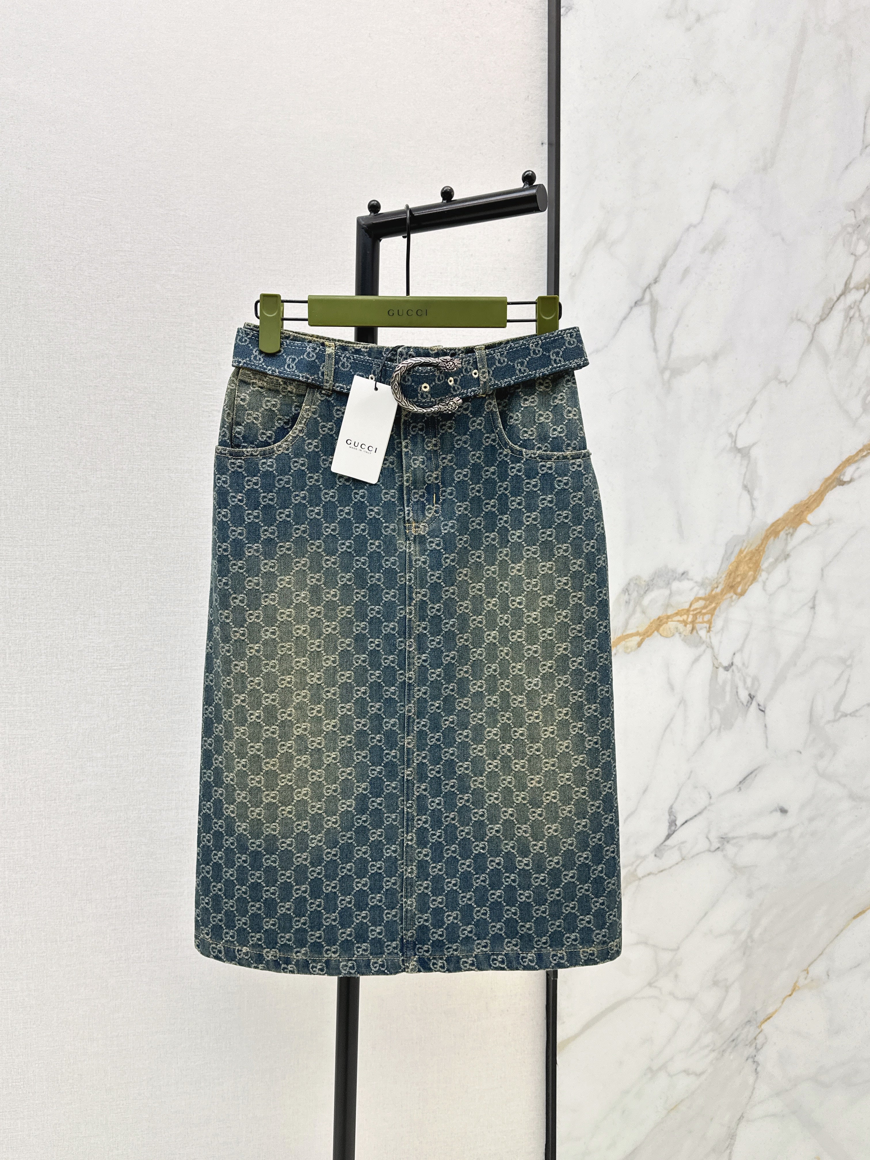 SS26 New Arrival: Jacquard Long Skirt