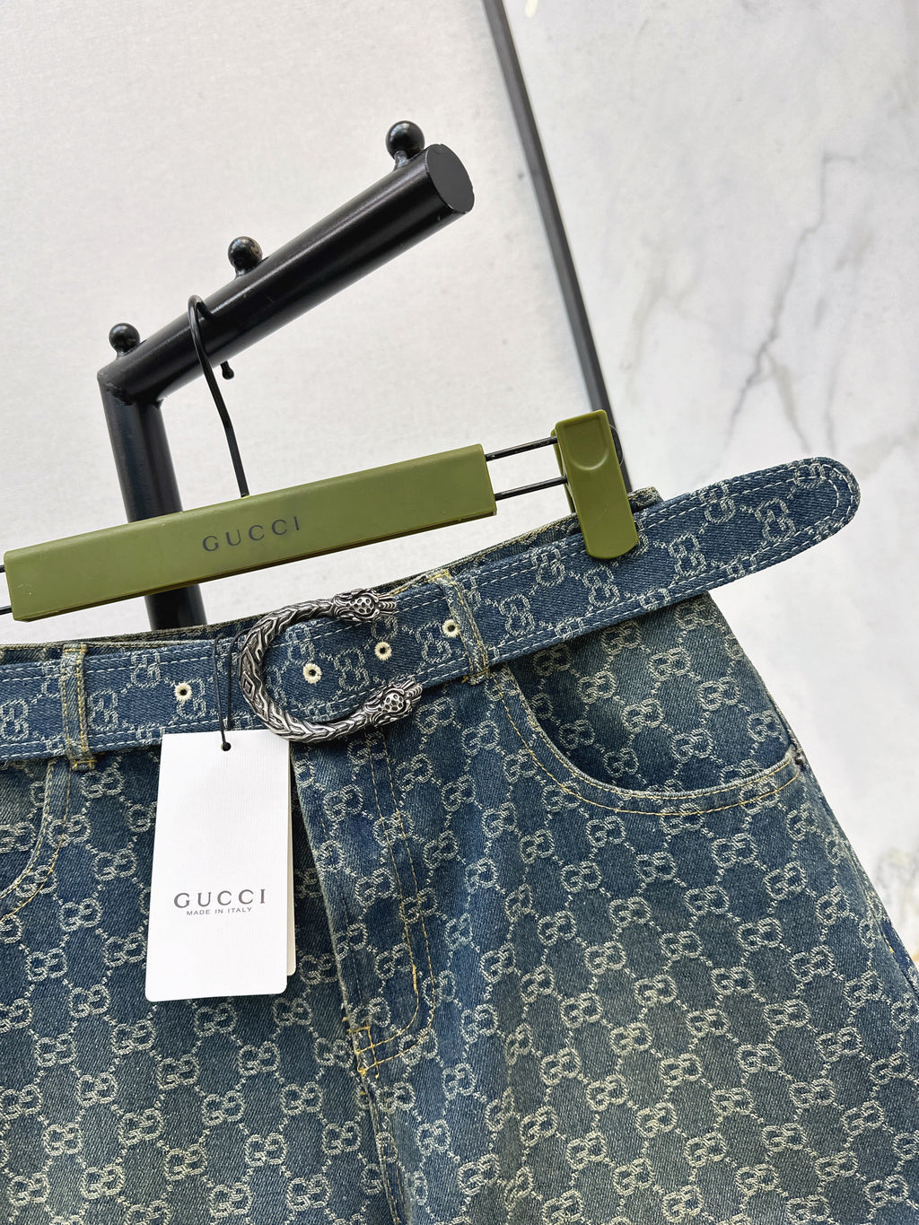 26SS New Spring/Summer Jacquard Denim Shorts