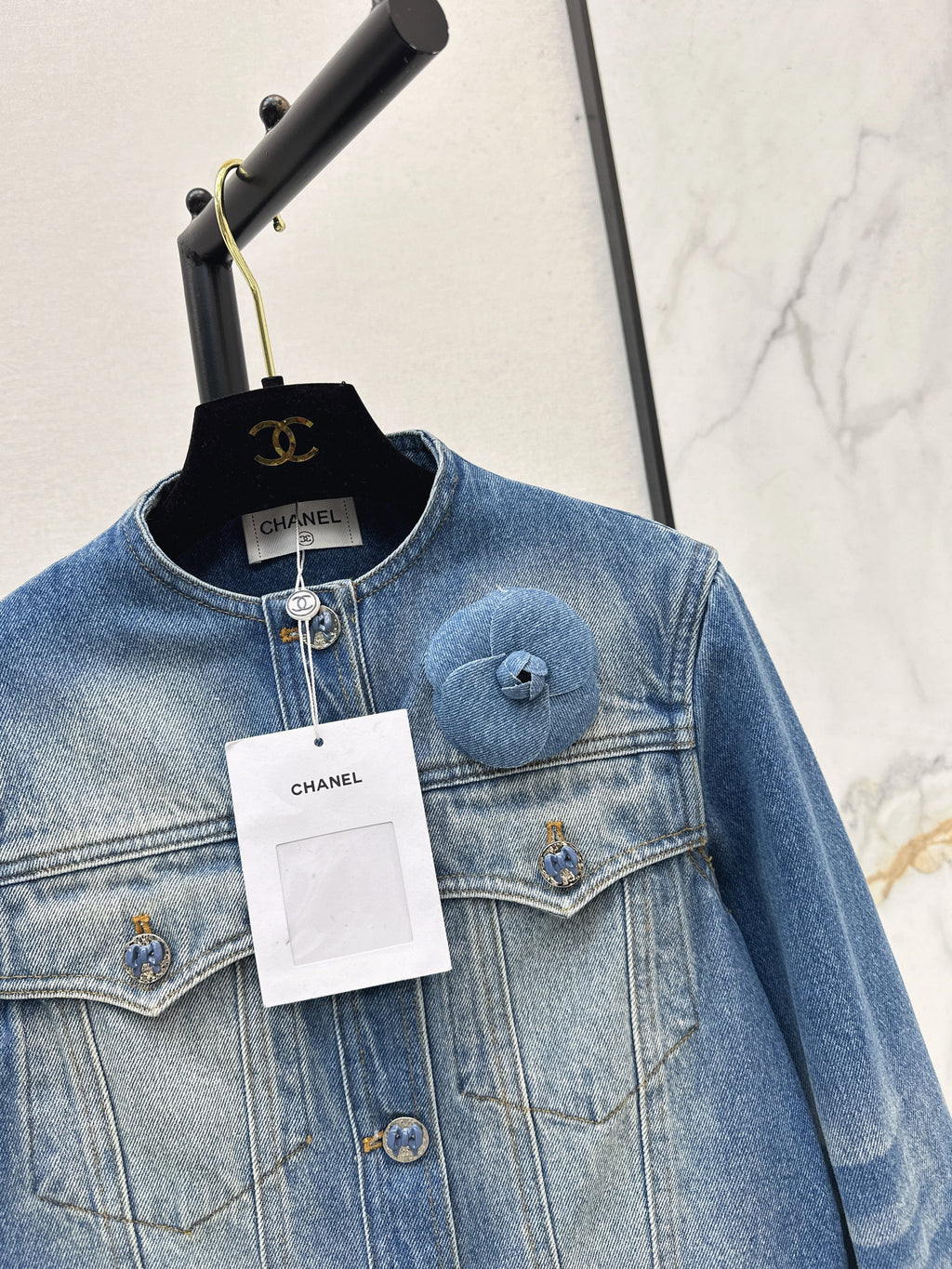26SS Latest Spring/Summer Distressed Washed Denim Jacket