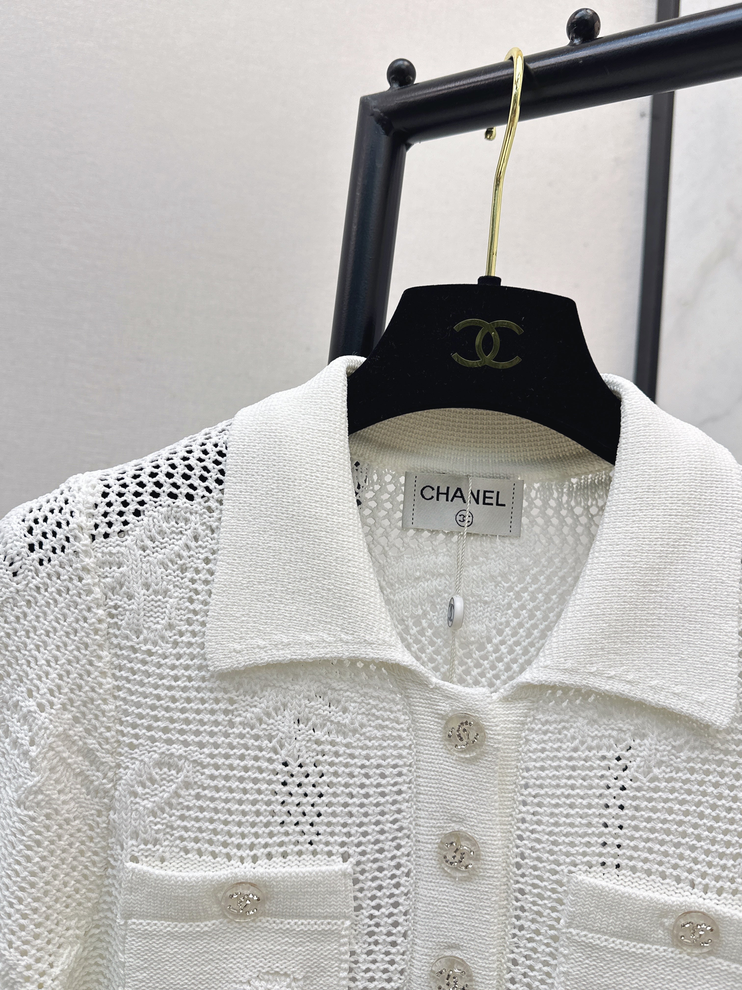 26SS Short-Sleeve Knitted Polo Shirt