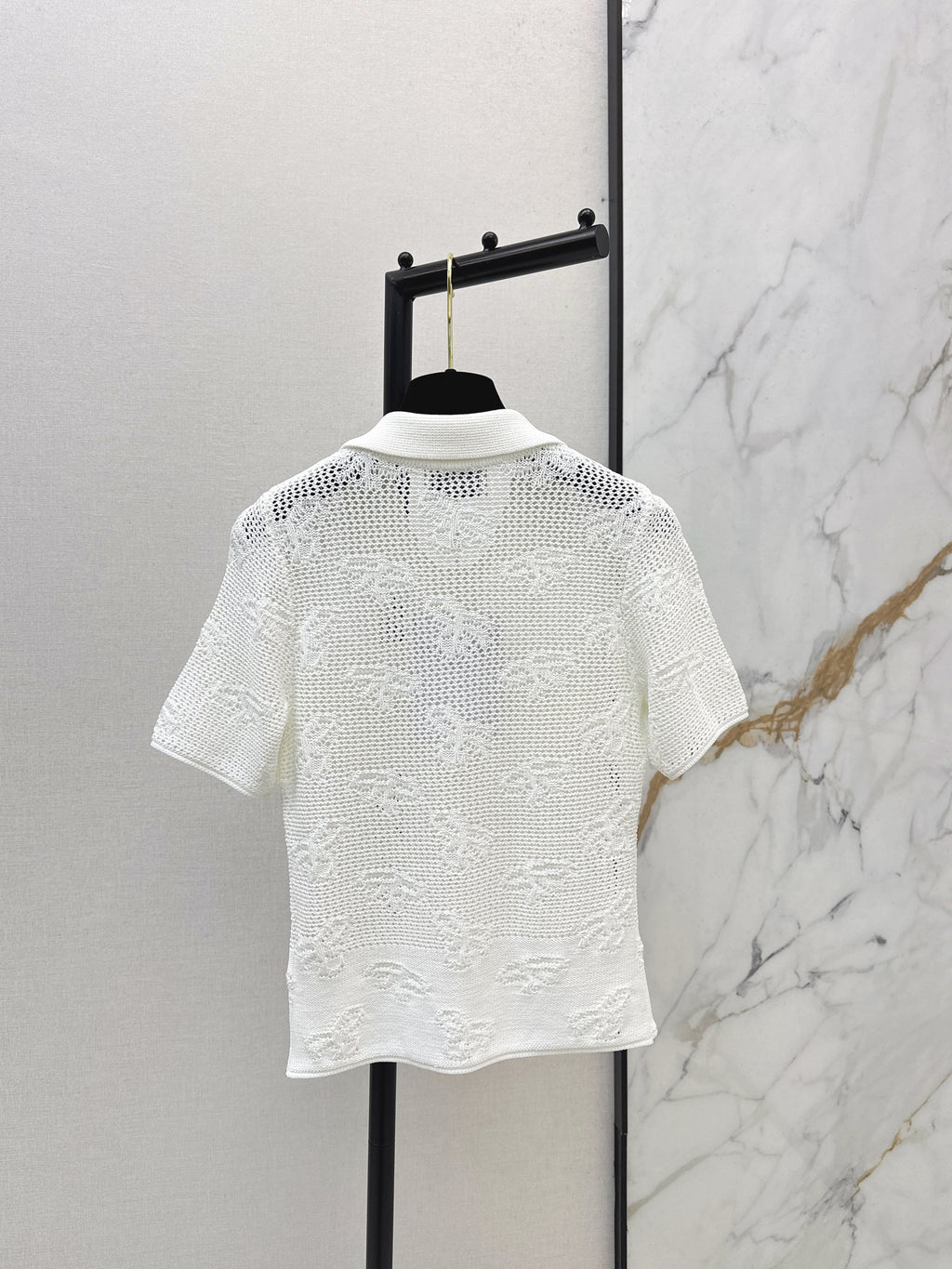26SS Short-Sleeve Knitted Polo Shirt