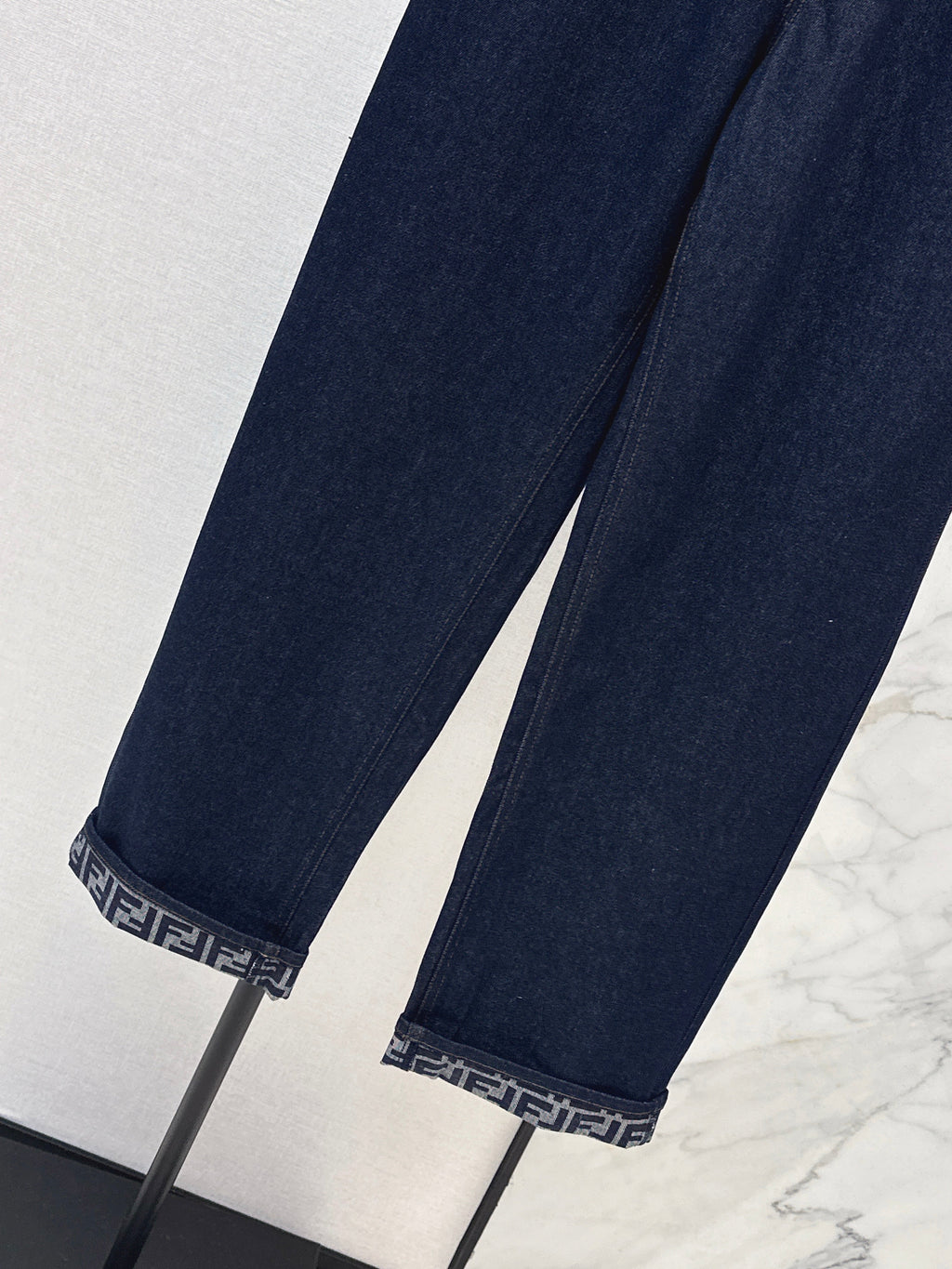 26SS New Arrival: Raw Indigo Collared Denim Jeans