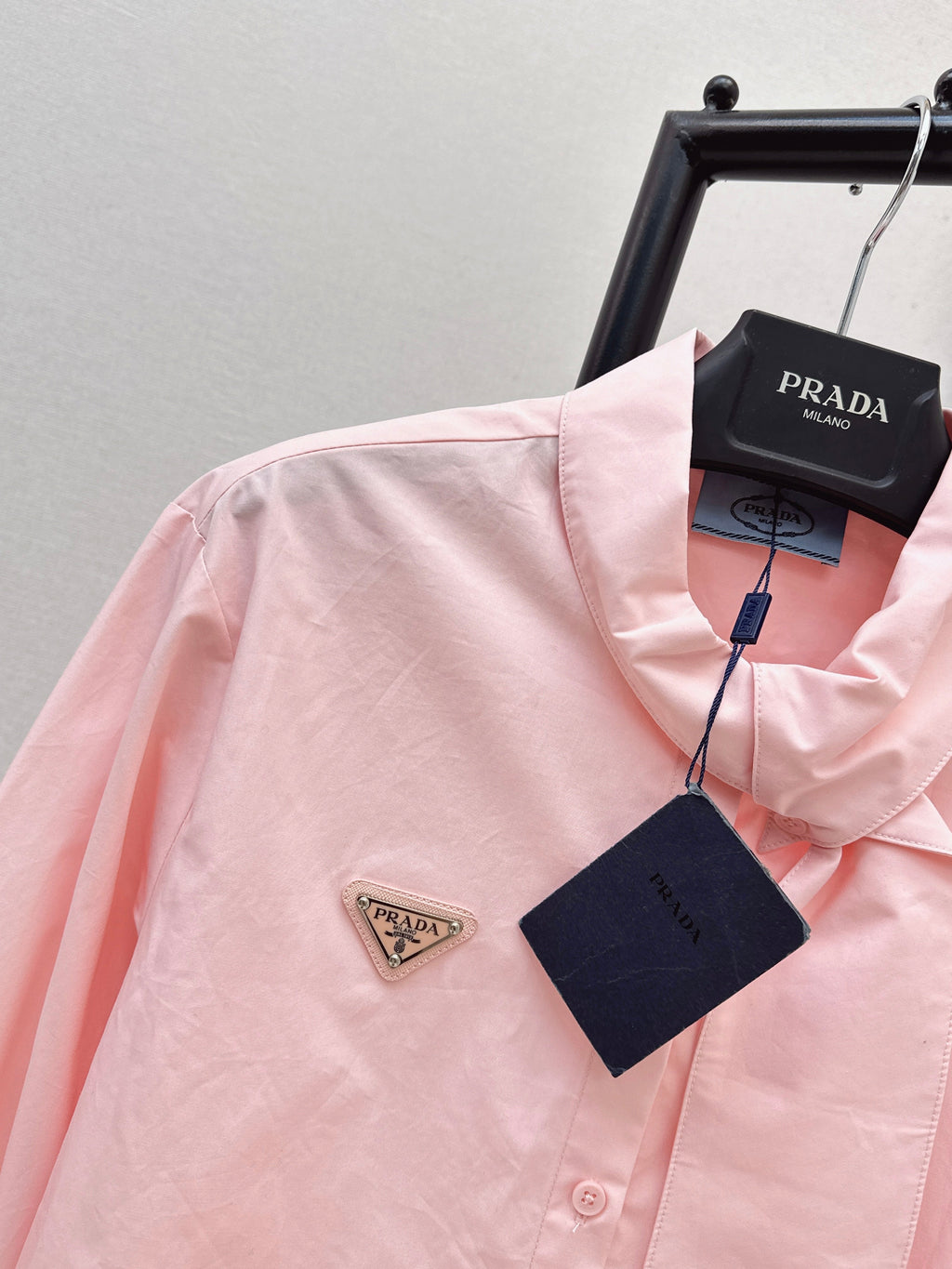 26SS New Arrival: Ribbon-Embellished Shirt