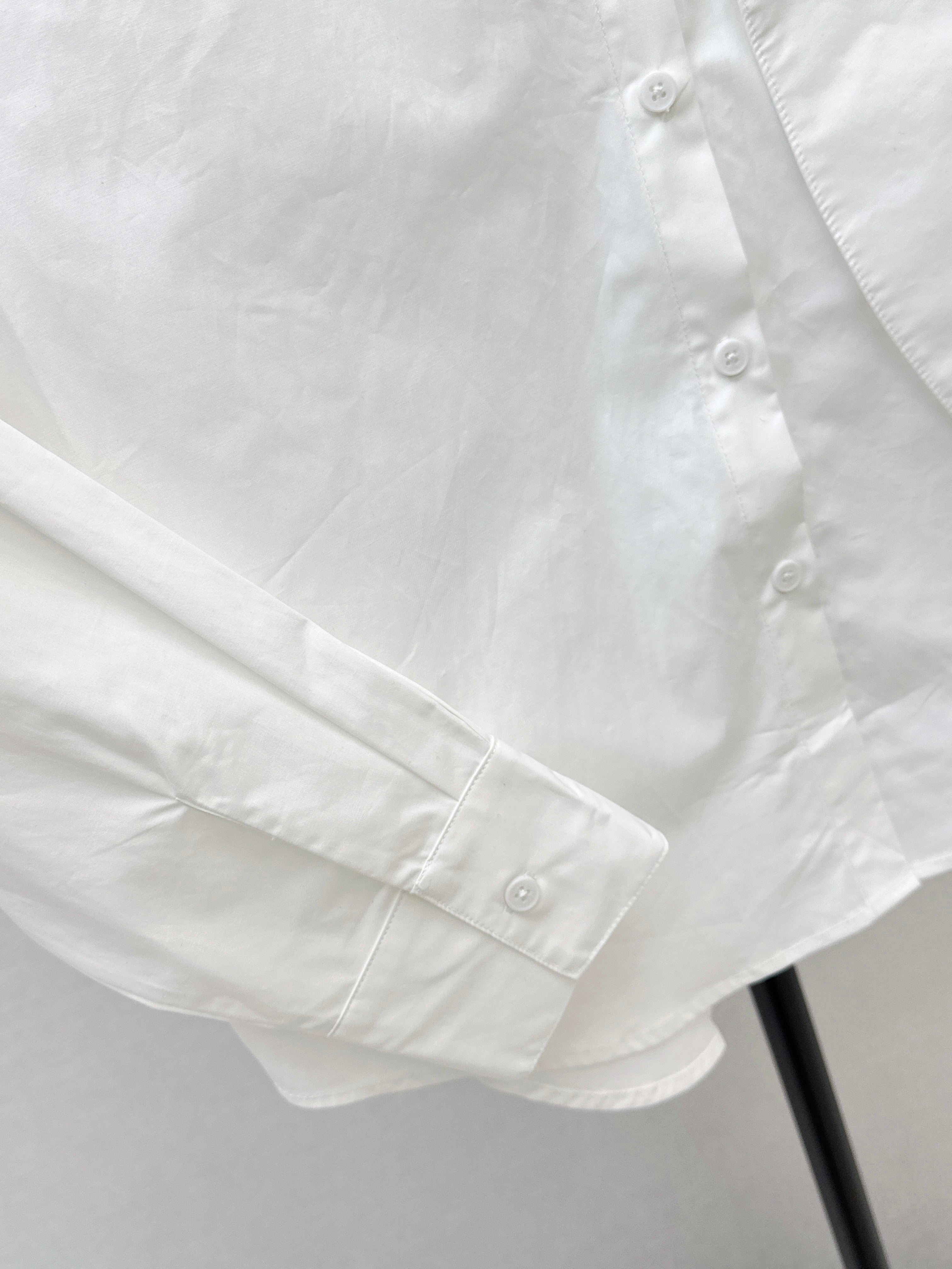 26SS New Arrival: Ribbon-Embellished Shirt