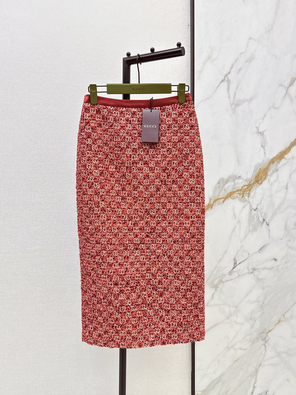 26SS Heavyweight Jacquard Skirt