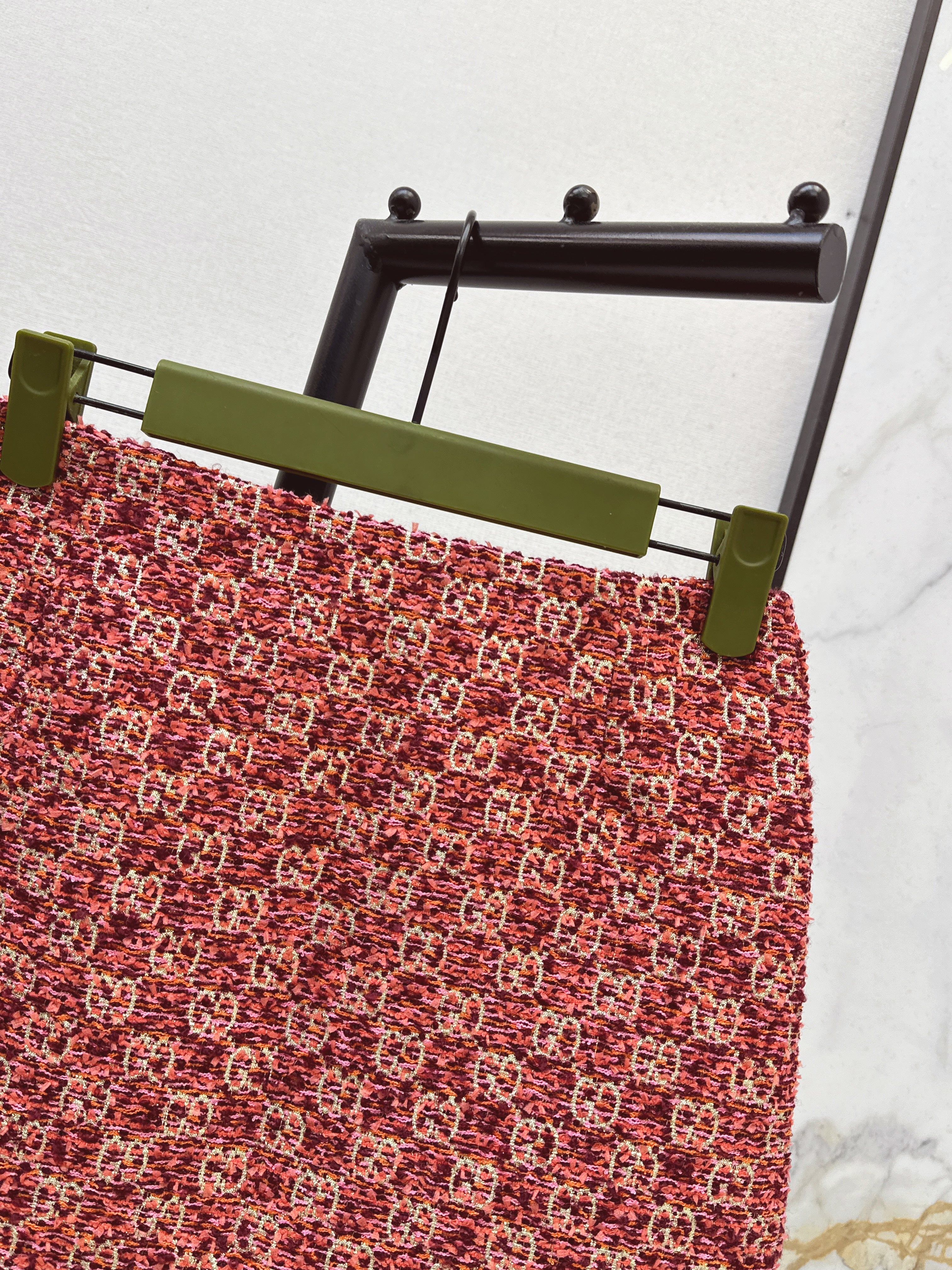 26SS Heavyweight Jacquard Skirt