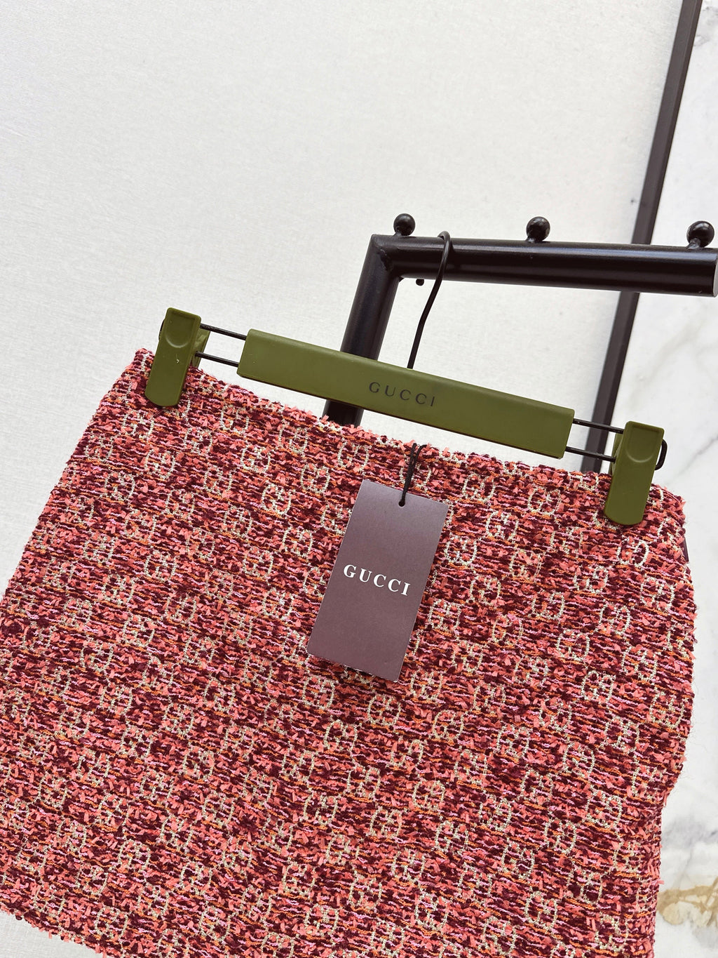 26SS Heavyweight Jacquard Mini Skirt