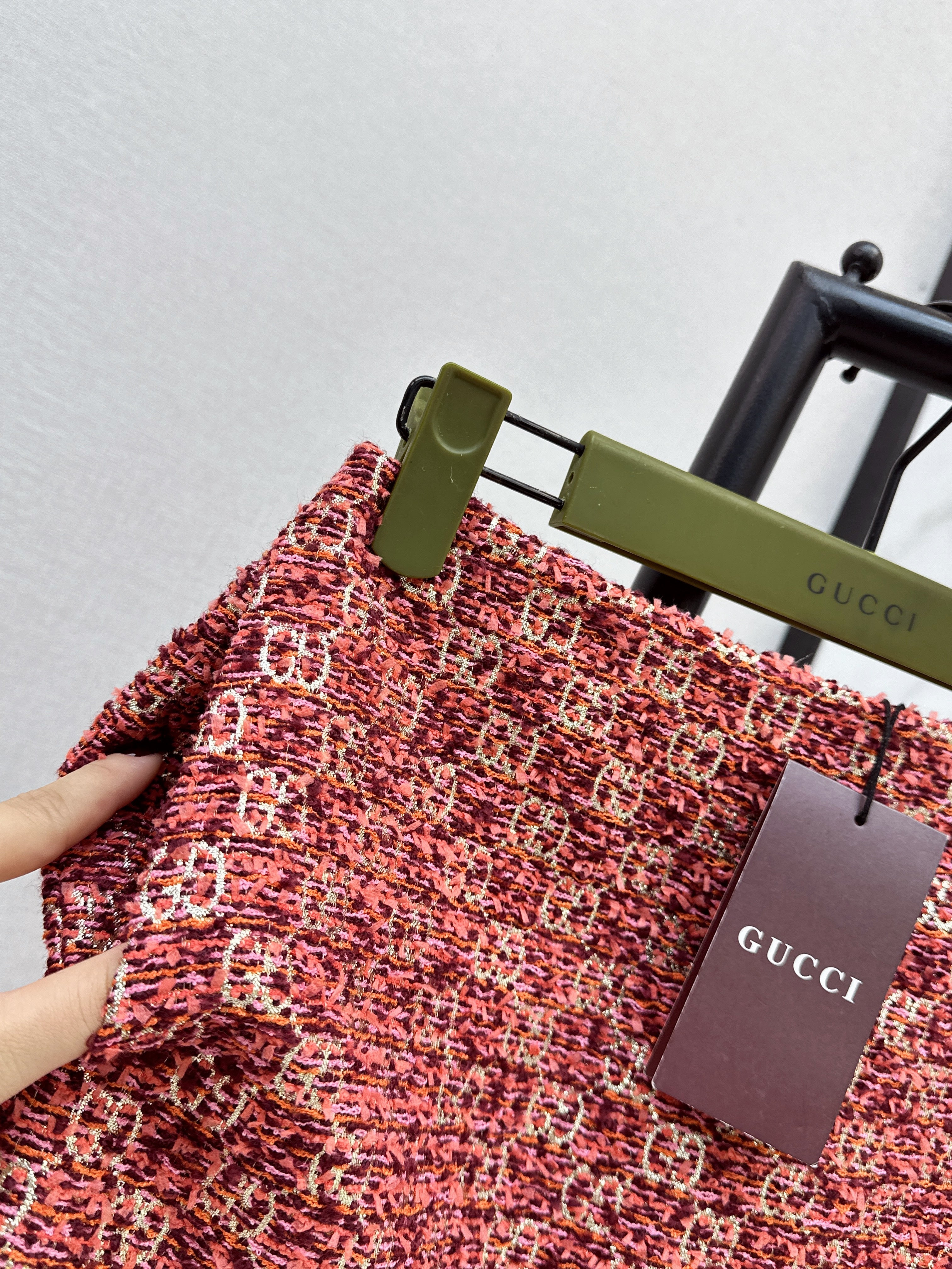 26SS Heavyweight Jacquard Mini Skirt