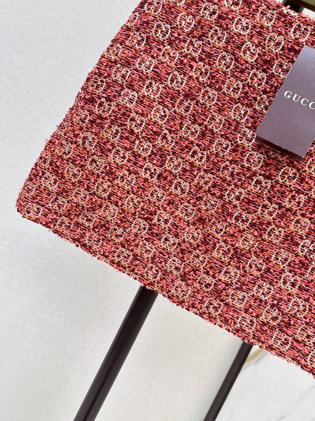 26SS Heavyweight Jacquard Mini Skirt