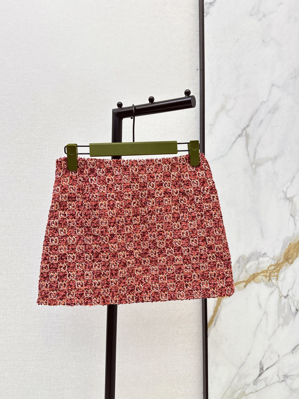 26SS Heavyweight Jacquard Mini Skirt