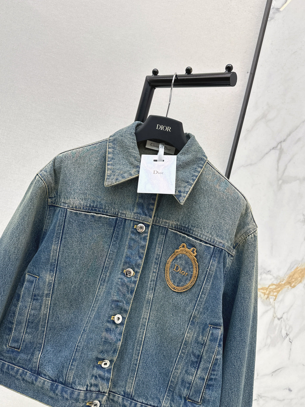 26SS Embroidered Denim Jacket