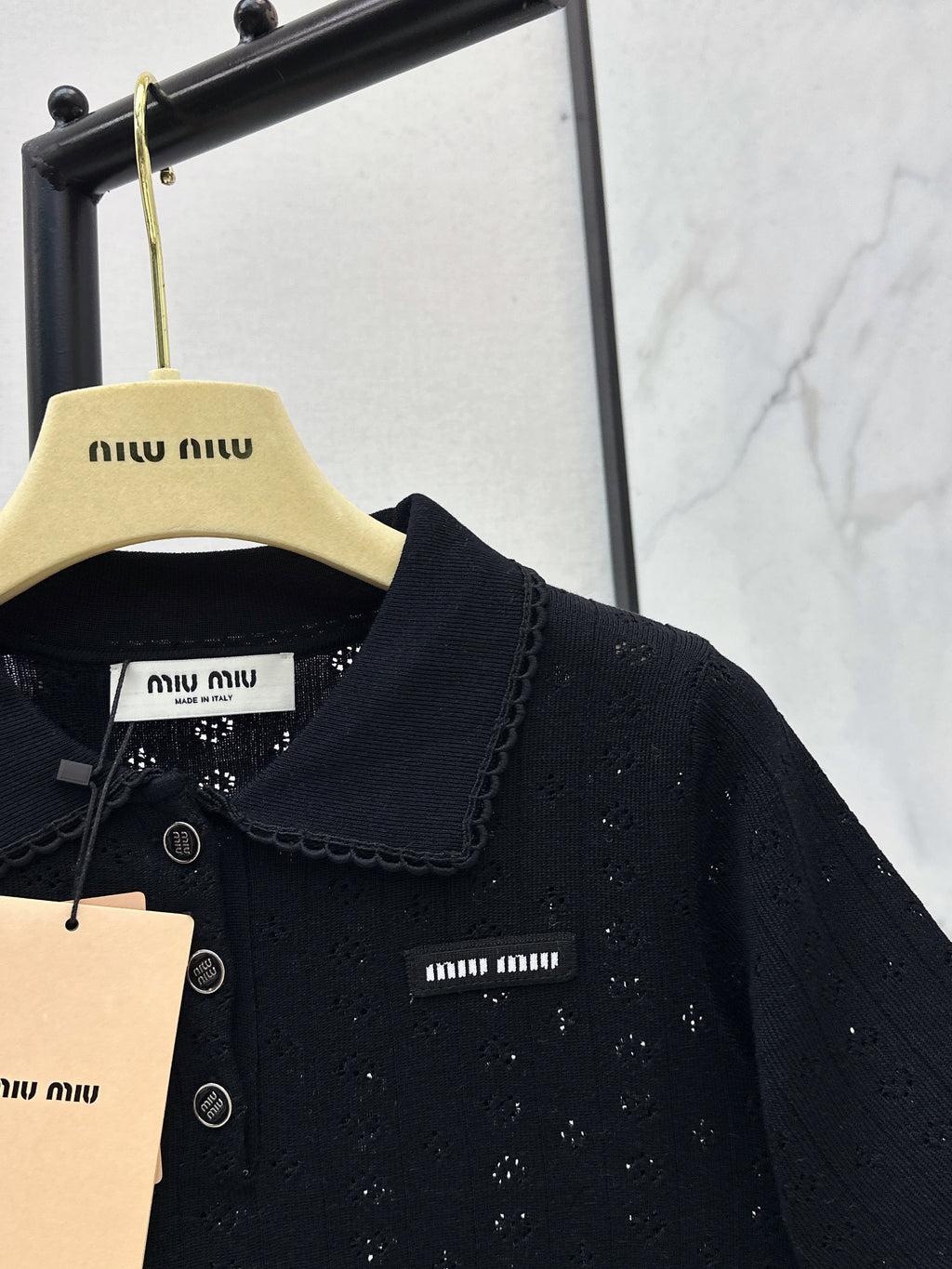 26SS Short-Sleeve Knitted Polo Shirt