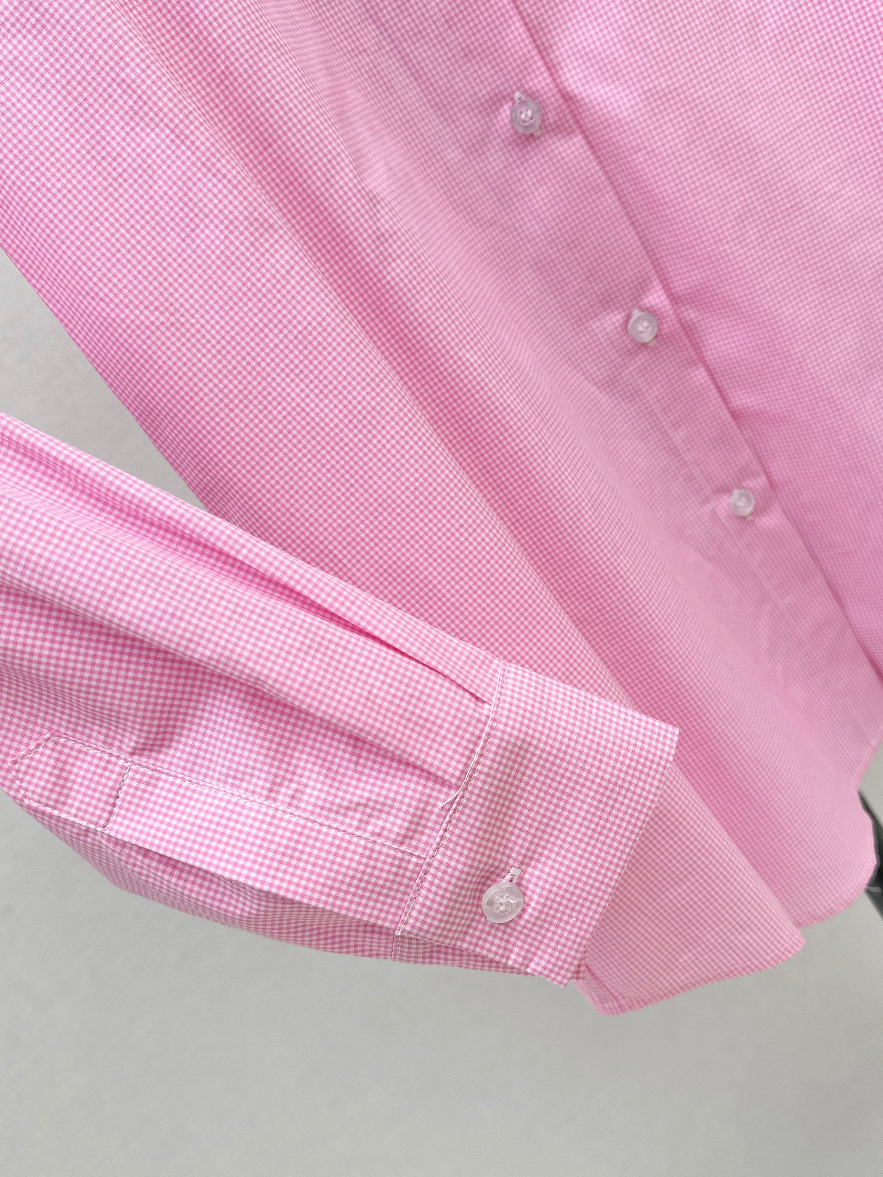 26SS Contrast-Collar Babydoll Shirt