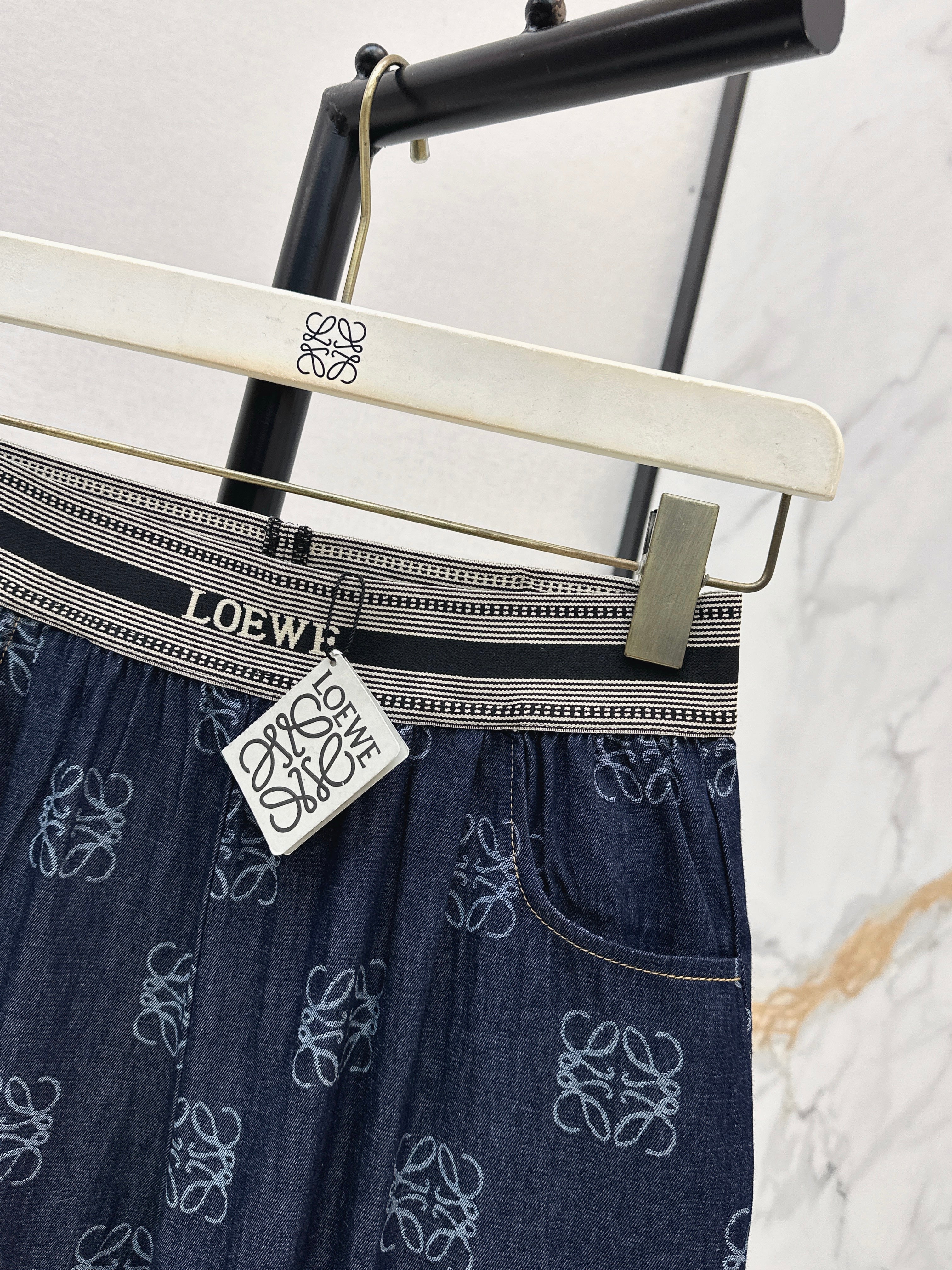 26SS — Monogram Straight-Leg Jeans