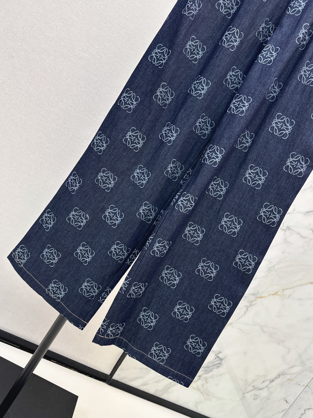 26SS — Monogram Straight-Leg Jeans