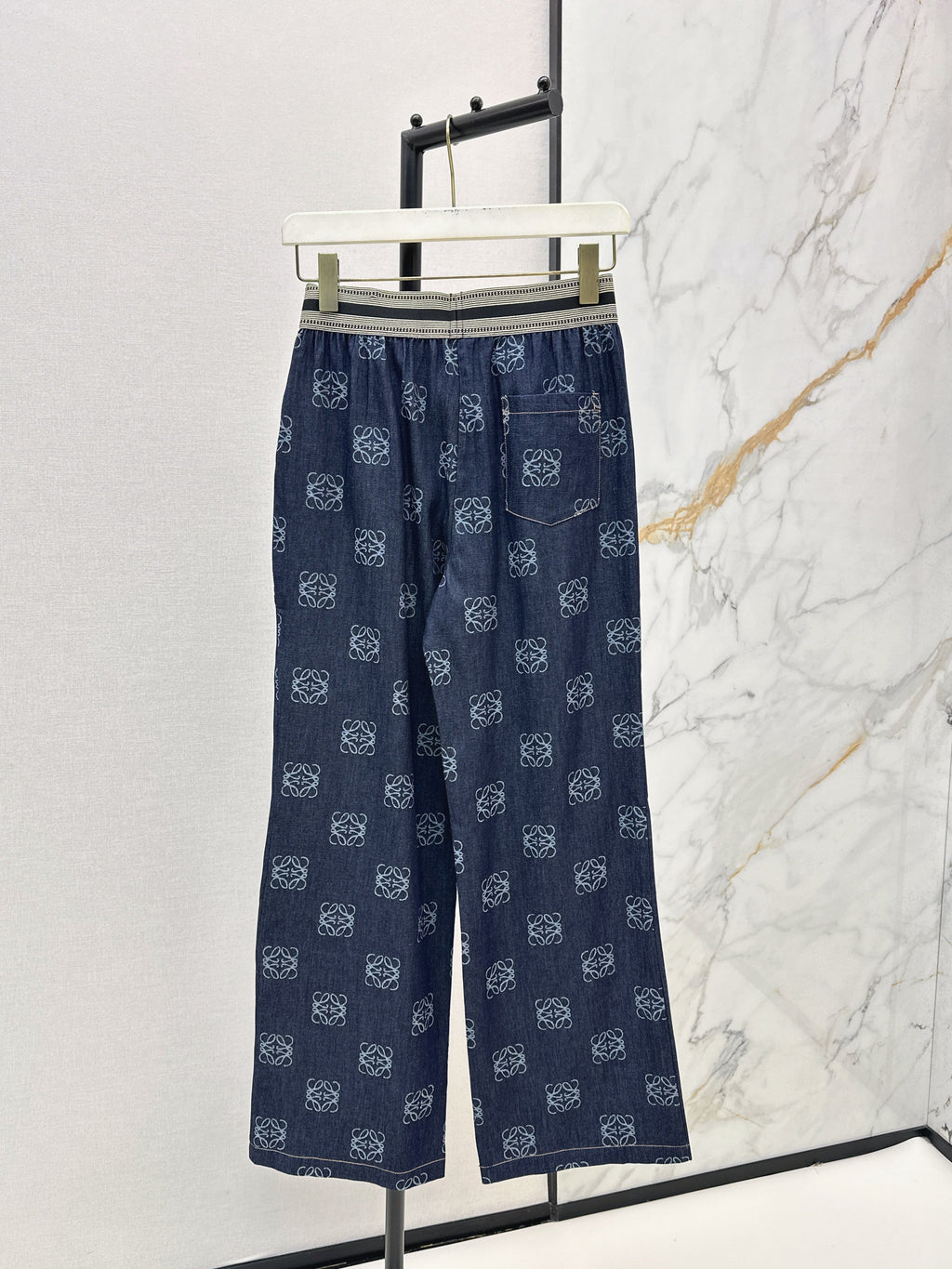 26SS — Monogram Straight-Leg Jeans