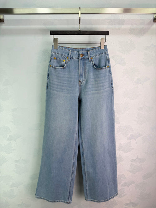2026 New High-Waisted Wide-Leg Jeans
