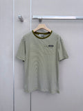 New striped short-sleeved T-shirt