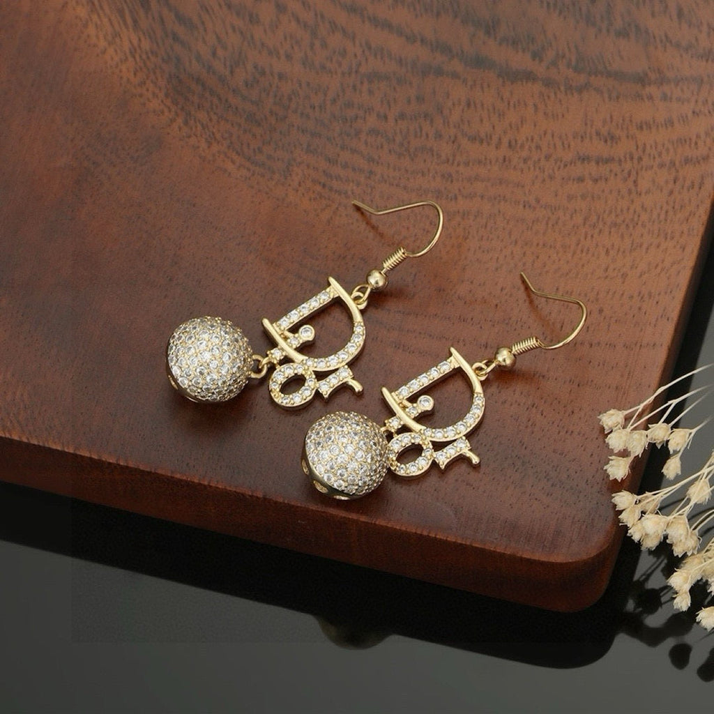 Letter earrings and studs