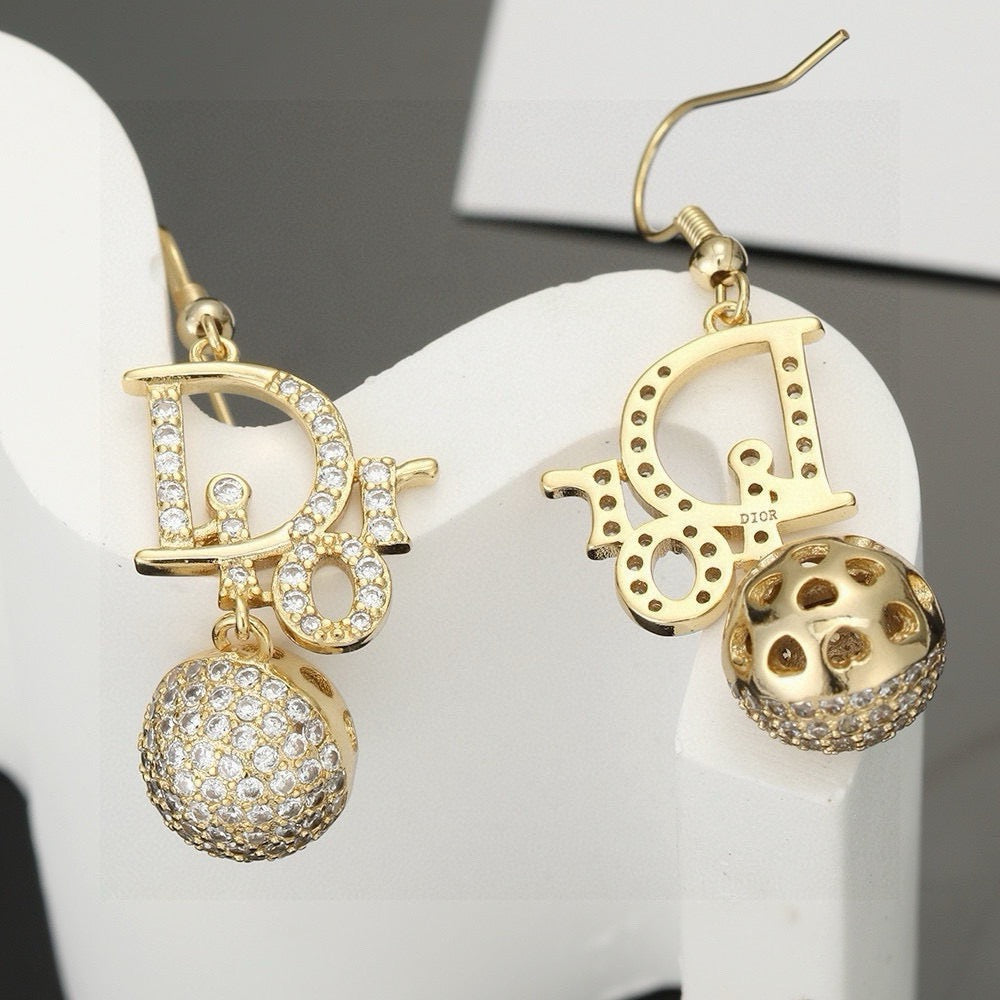 Letter earrings and studs