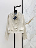 New short, high-quality linen jacket