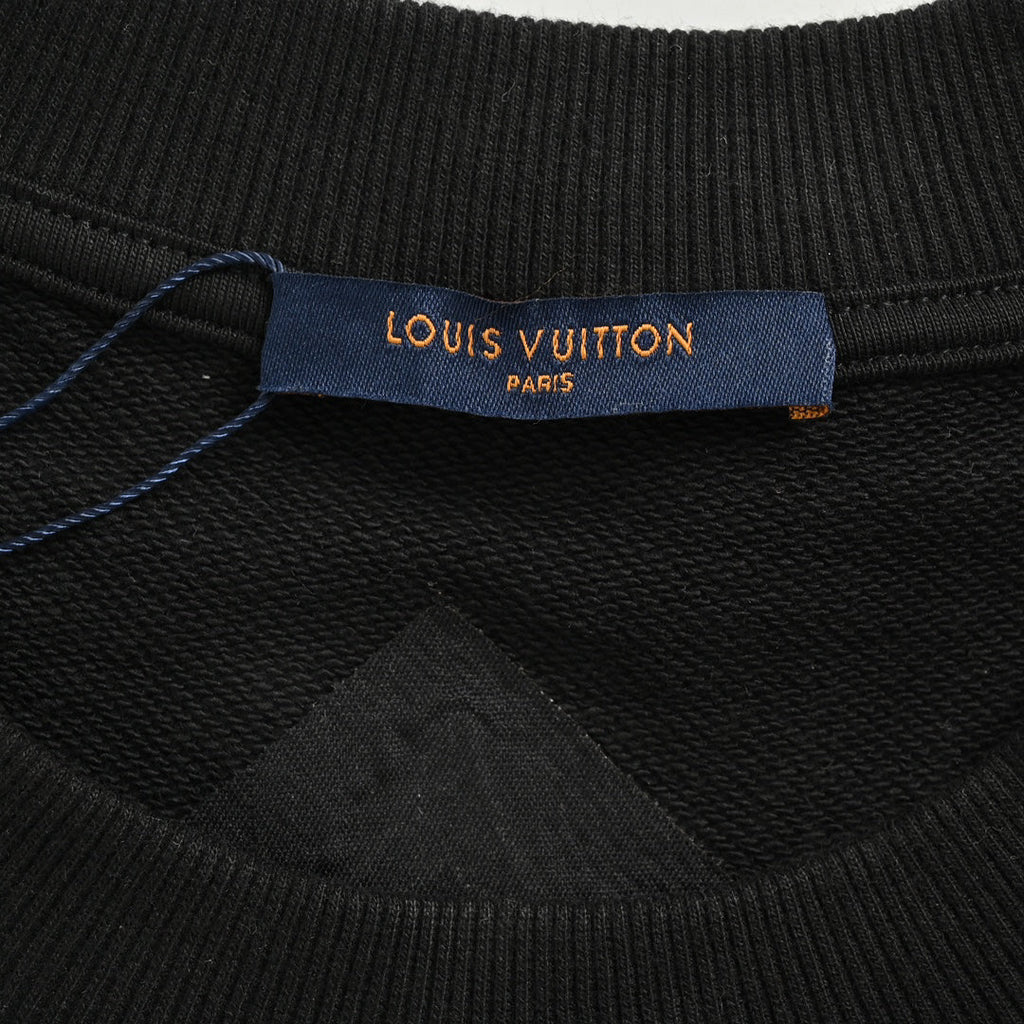Ski Logo Embroidered Crew Neck Sweatshirt