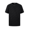 Allover printed terry short sleeves