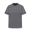 Allover printed gradient short sleeves