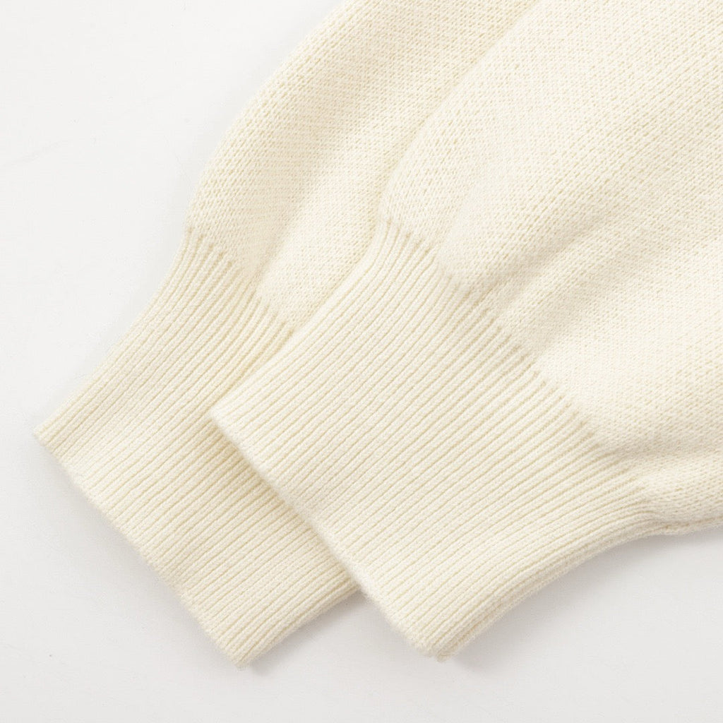 Jacquard pocket knitted sweater