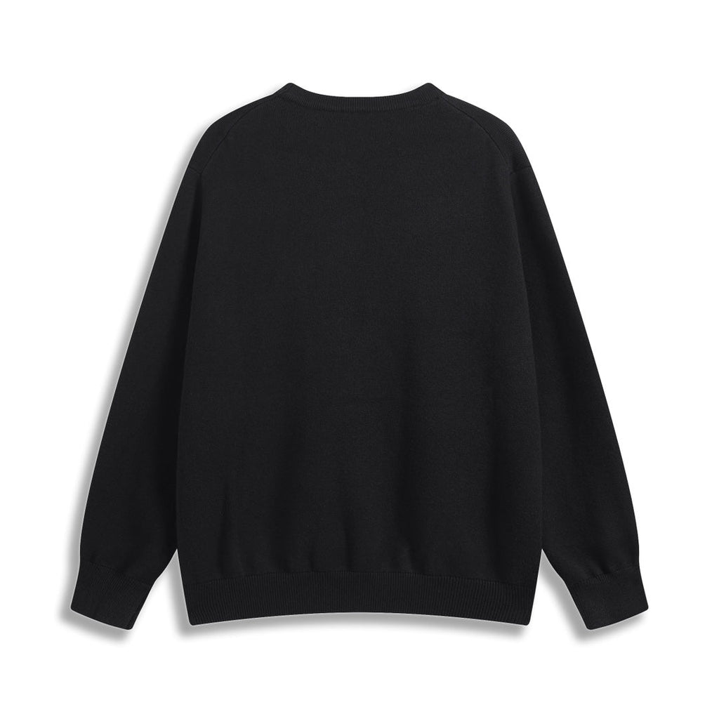 mohair letter sweater