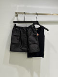 black pocket skirt