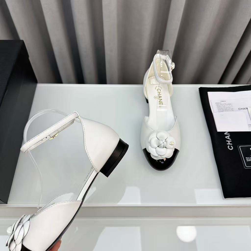 Camellia flat shoes