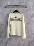 Lucky Star Shoulder Button Sweater