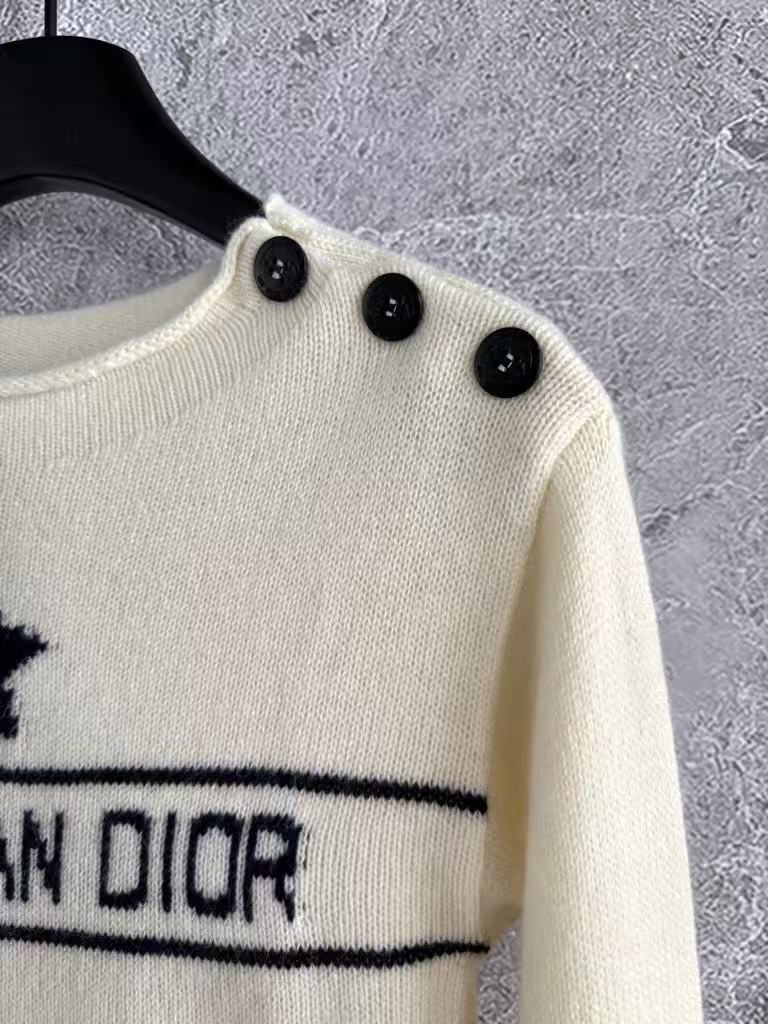 Lucky Star Shoulder Button Sweater