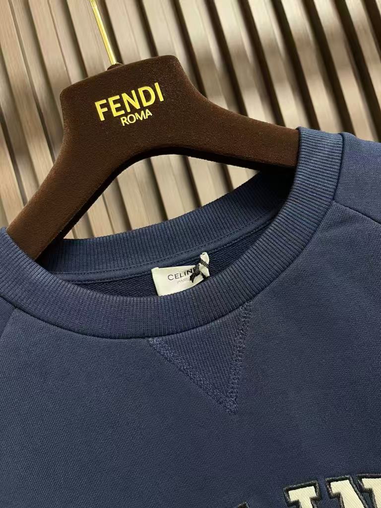 Regular-fit crewneck sweatshirt with appliquéd lettering
