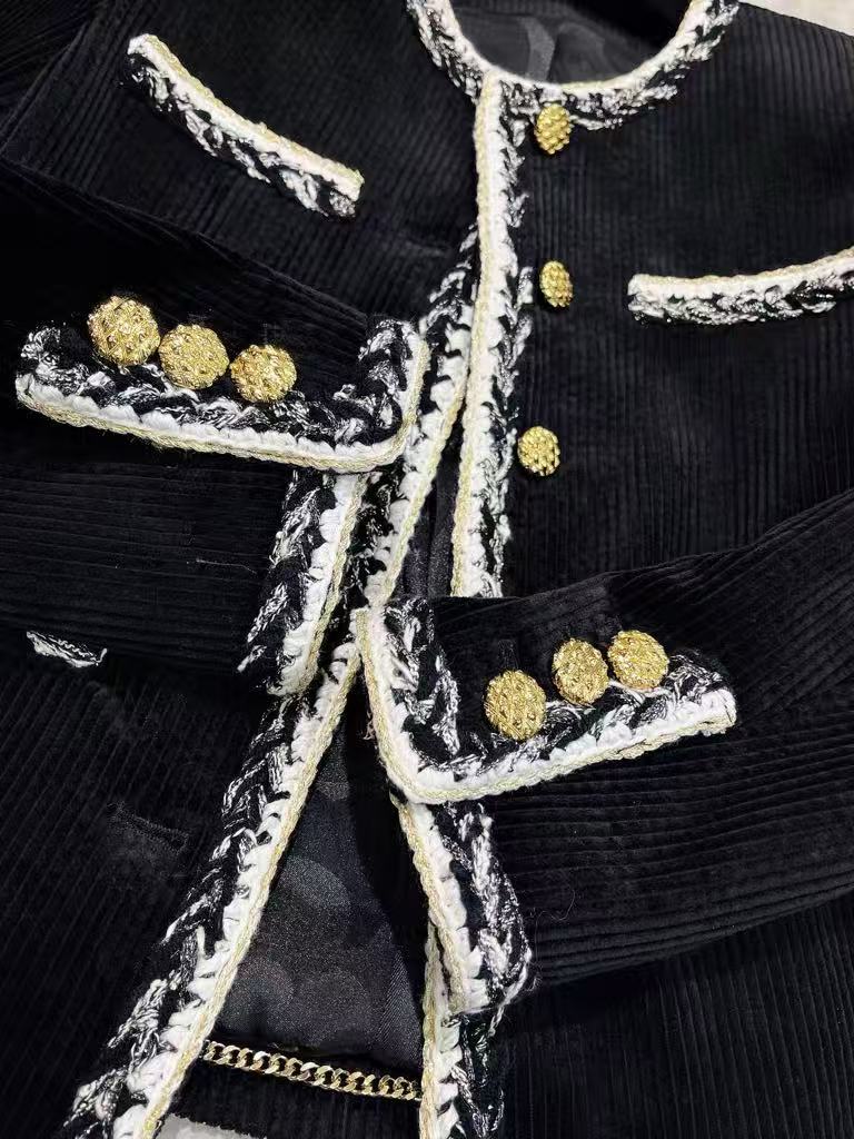 Black corduroy jacket