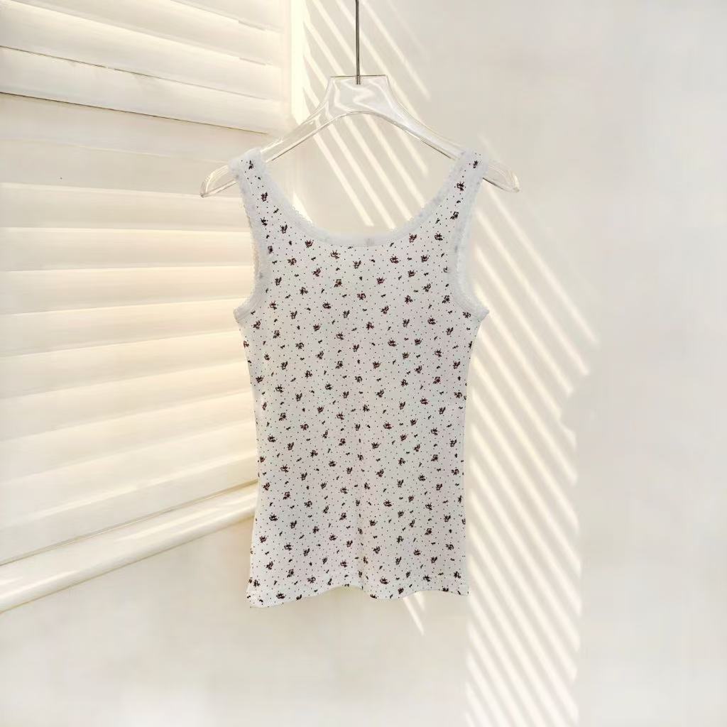 Floral Print Vest
