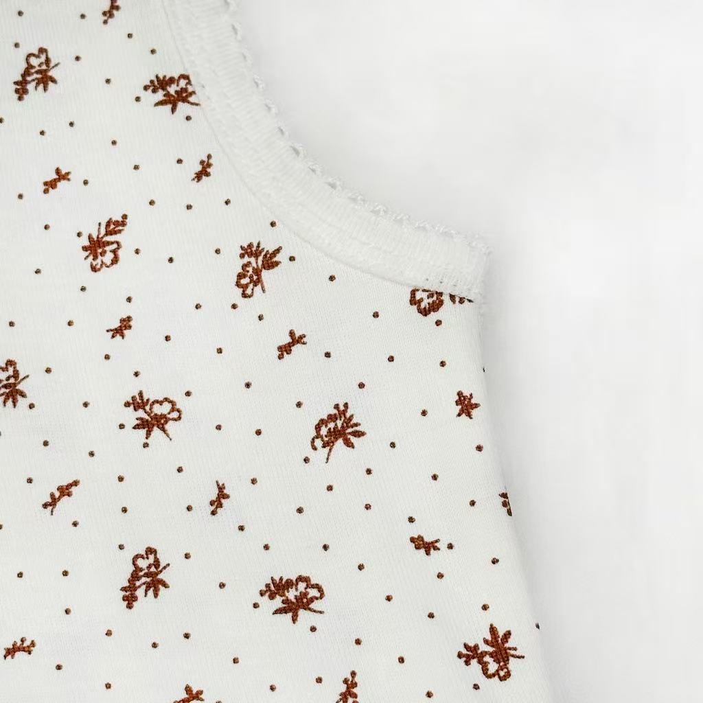 Floral Print Vest