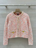 Cherry blossom pink cashmere coat