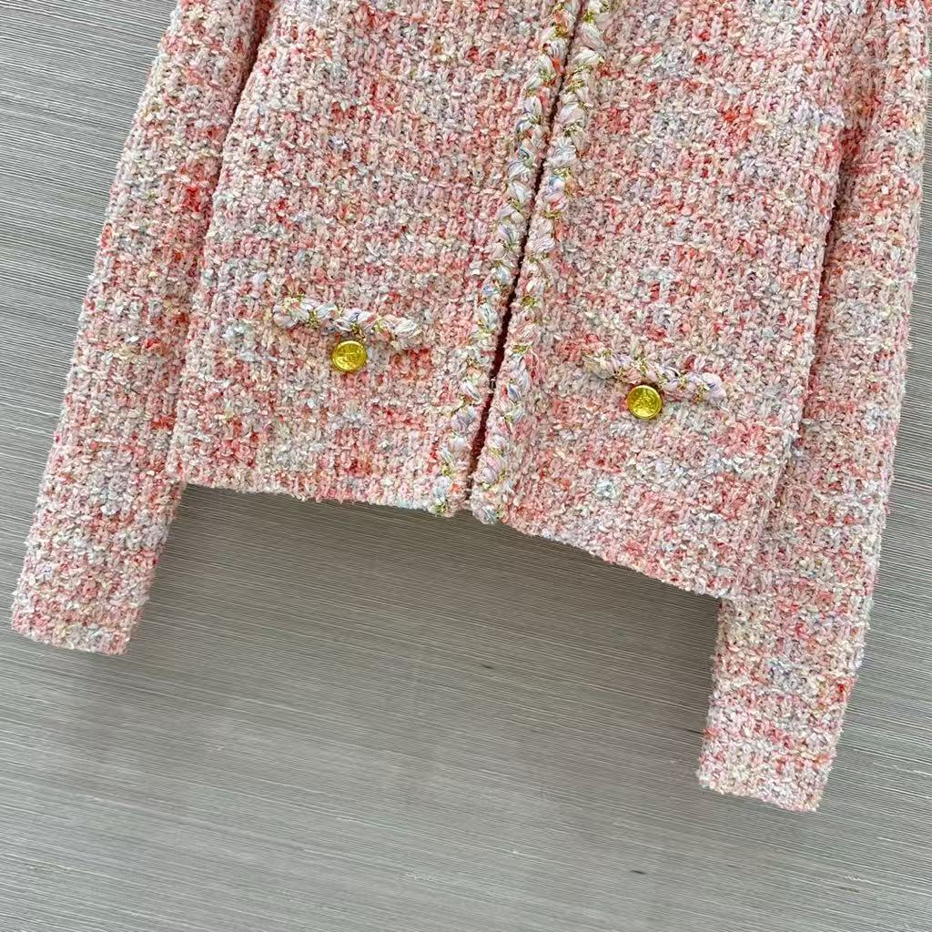 Cherry blossom pink cashmere coat