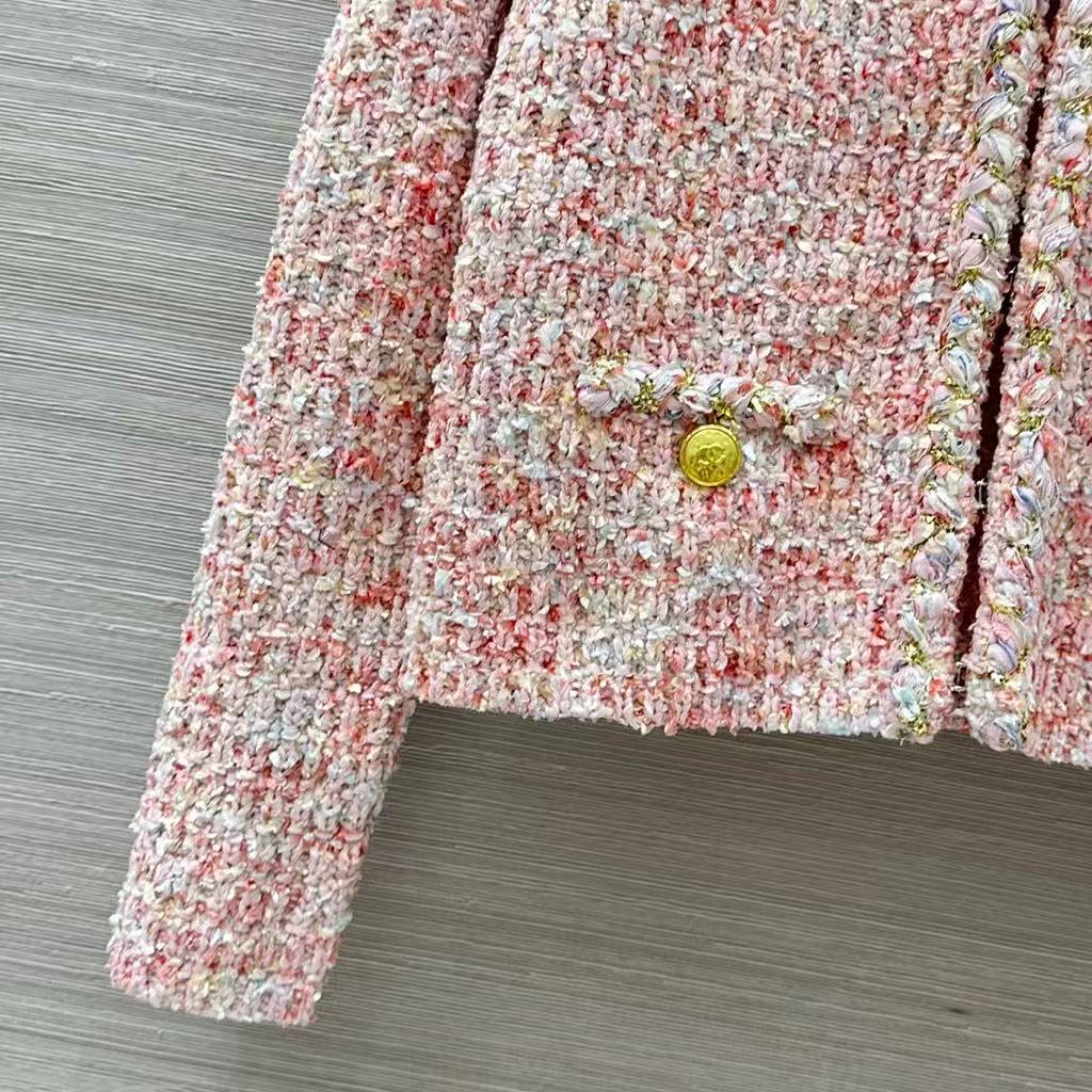 Cherry blossom pink cashmere coat