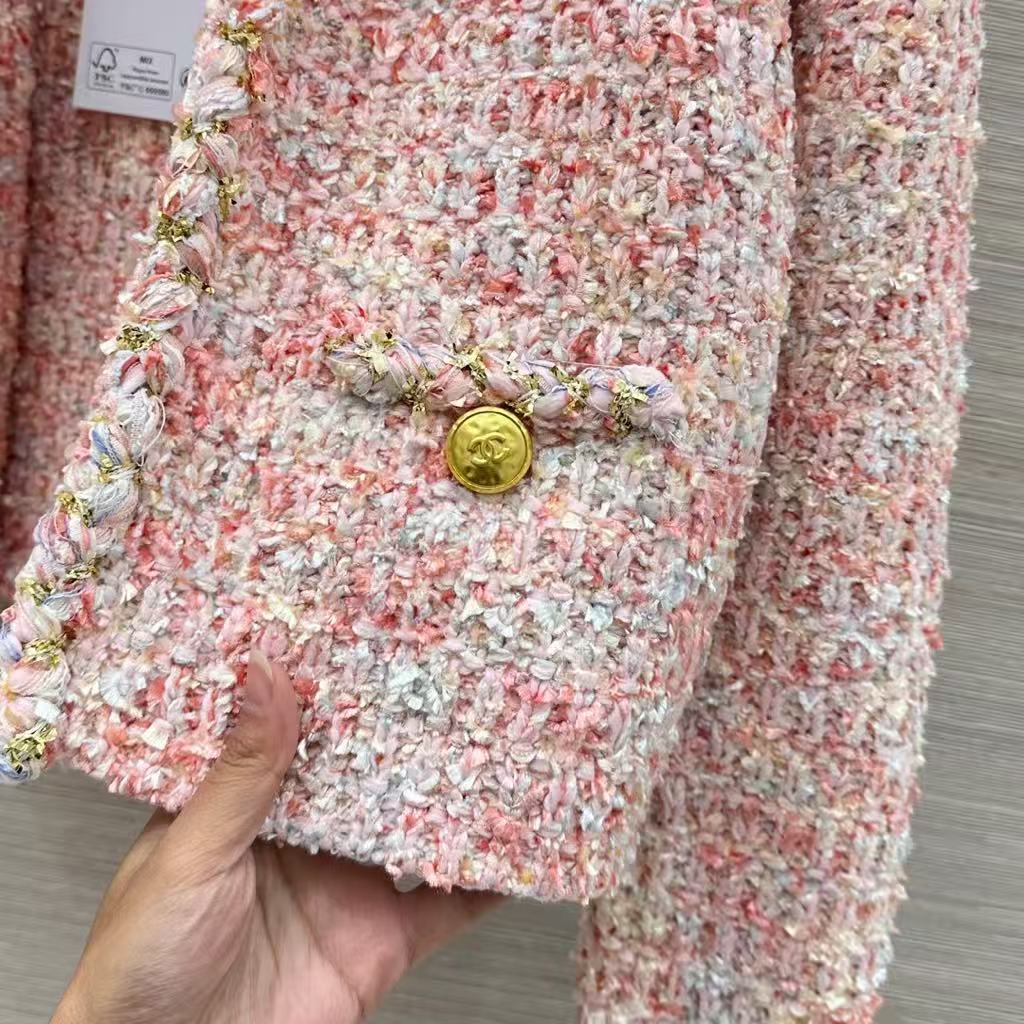 Cherry blossom pink cashmere coat