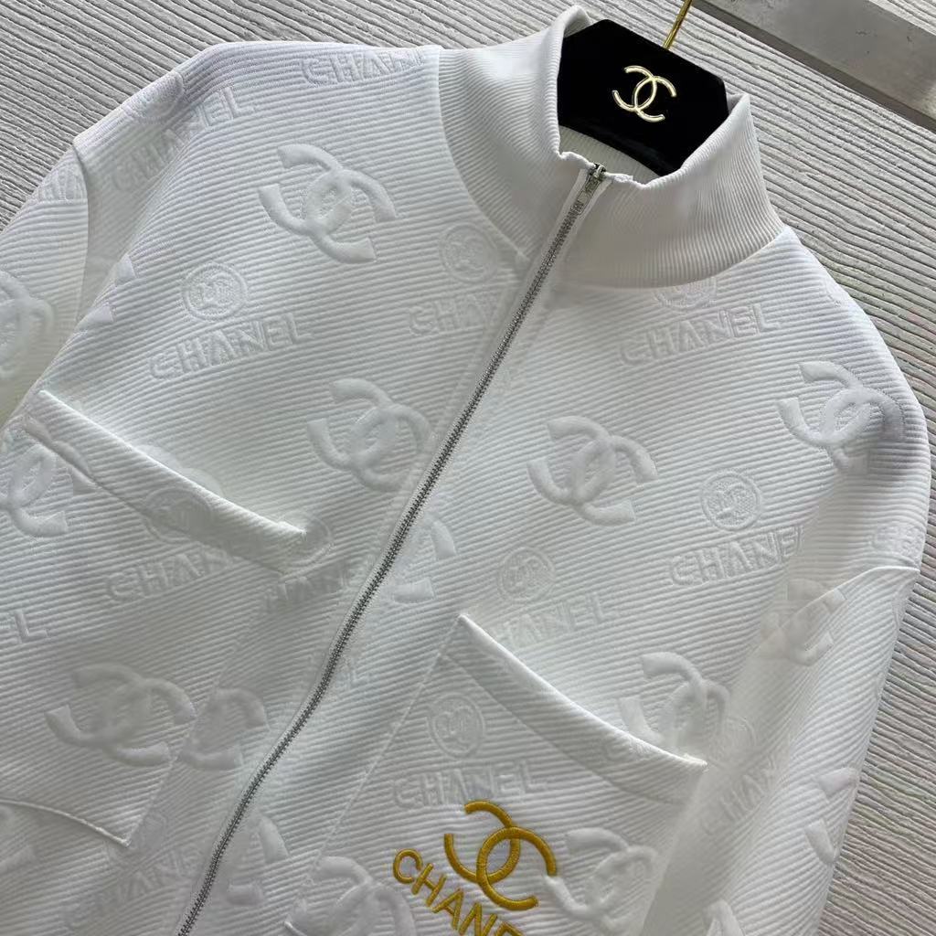 White casual suit
