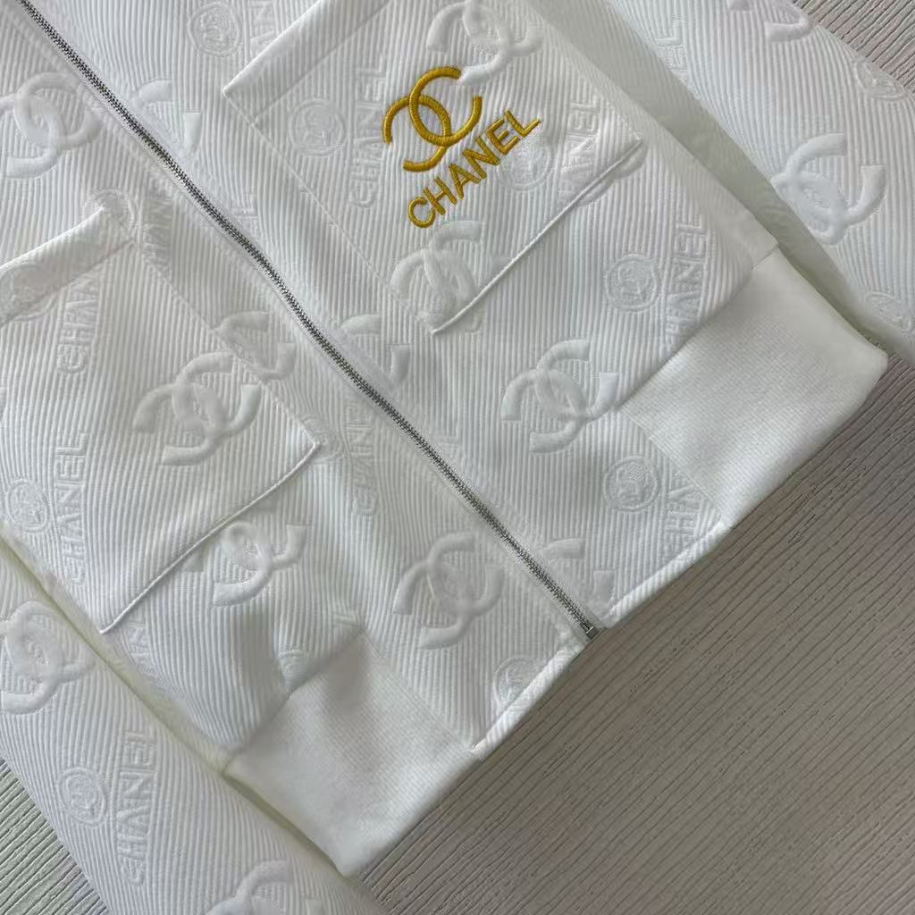 White casual suit