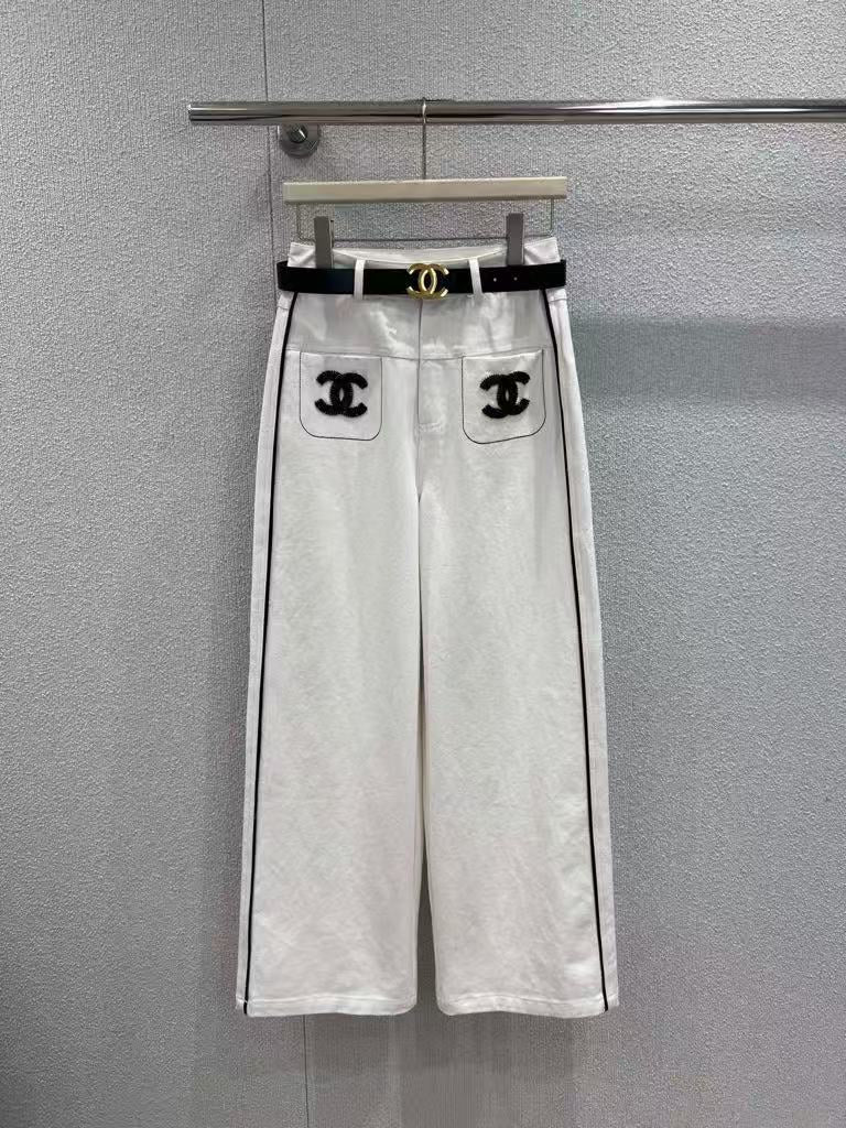 26NEW Beaded Double Pocket High-Waisted Slimming Jeans
